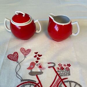 Vintage Royal Crown Sugar & Creamer Set